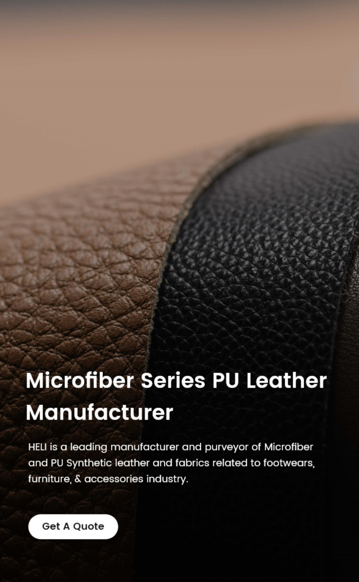Microfiber Series PU Leather Manufacturer